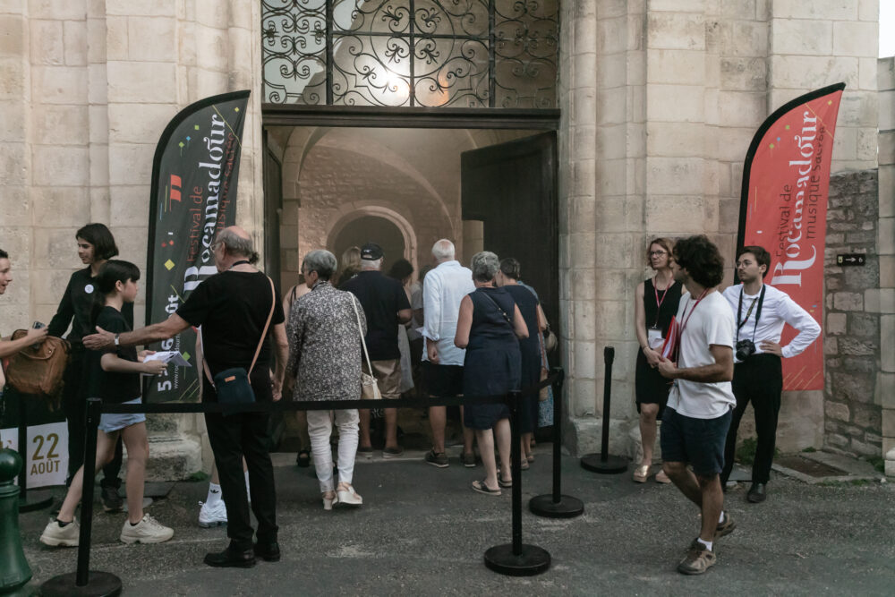 Abbatiale Sainte-Marie de Souillac durant le Festival de Rocamadour