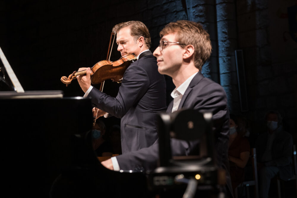 Renaud Capuçon et Guillaume Bellom au Festival de Rocamadour dans la Basilique Saint-Sauveur