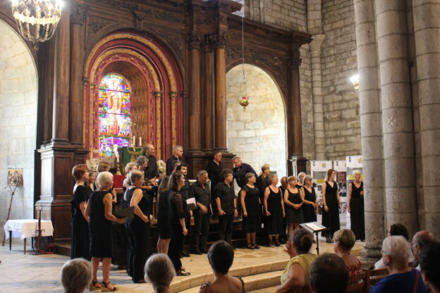 Concert du stage de chant choral Cantica Sacra pour le Festival de Rocamadour