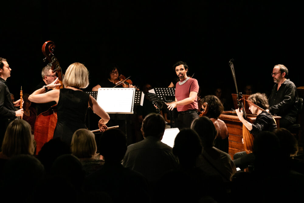 Les Accent dirigé par Thibault Noally et Bruno de Sá dans la basilique Saint-Sauveur de Rocamadour au Festival de Rocamadour