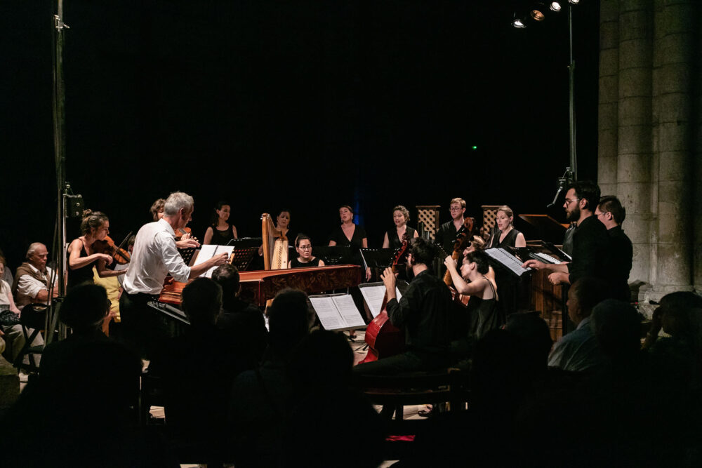 Ensemble Correspondances dirigé par Sébastien Daucé au Festival de Rocamadour