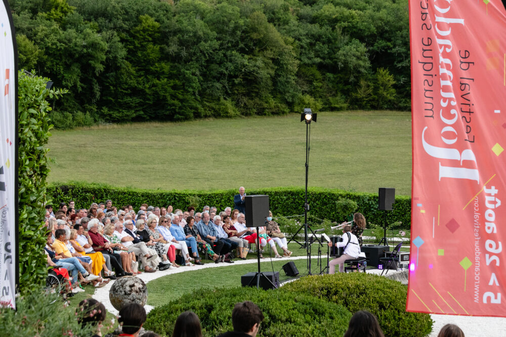 Félicien Brut et Lucienne Renaudin-Vary jouent au Château de la Treyne pour le Festival de Rocamadour